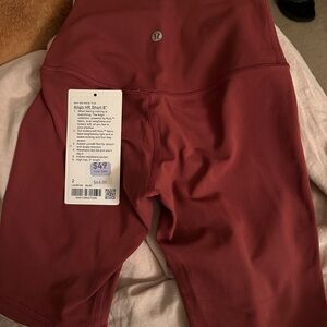 Lululemon Athletica Women's Athletic Bike Shorts - Raspberry Color